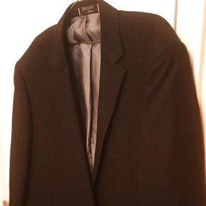 Tiglio Luxe Italian Men's Black Suit Jacket
